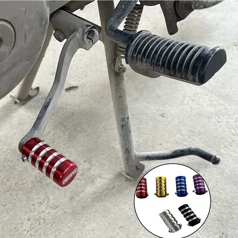 Motorcycle Gear Change - 1 個ユニバーサルオートバイギアシフトシフターレバーフットパッドペダルゴムカバーモトスタートフットペグパッドオートバイアクセサリー
