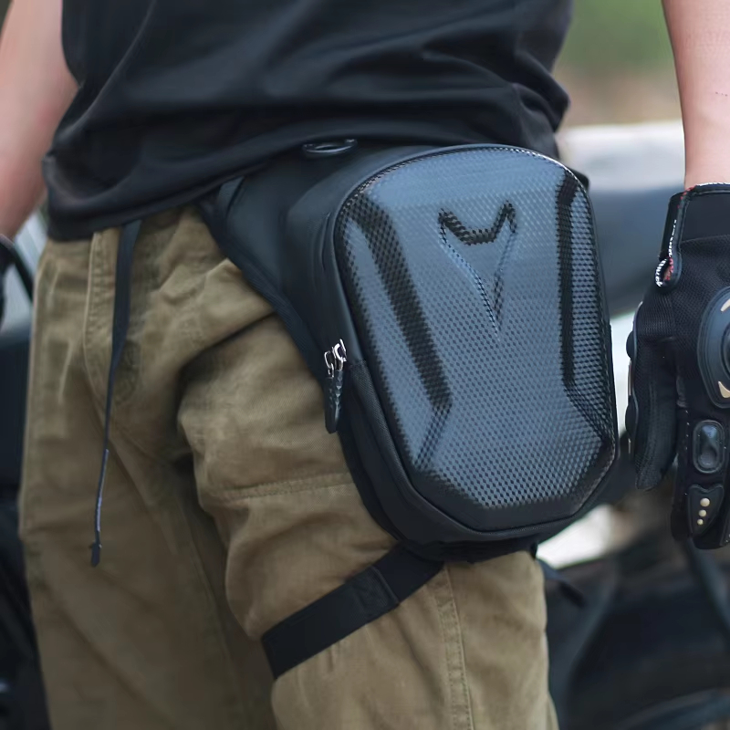 Motorcycle Gear Organizer - 屋外防水オートバイレッグバッグ、ウエストパック＆クロスボディドロップ太ももバッグ、モトクロスモトギア、男性女性ライダーバイカー向け人気商品
