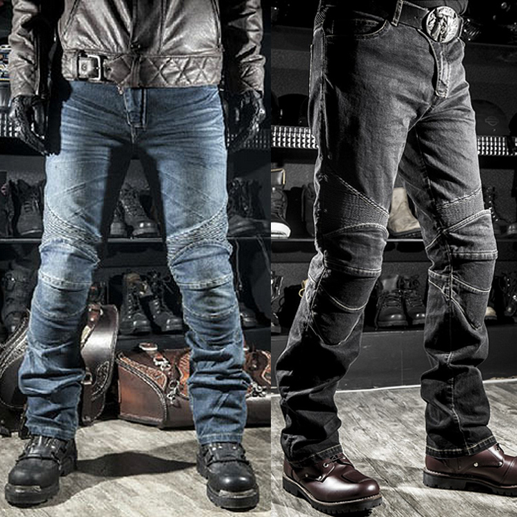 Motorcycle Gear Jeans - 男性用の落下防止保護付きモーターサイクリスト,屋外保護具,4シーズン