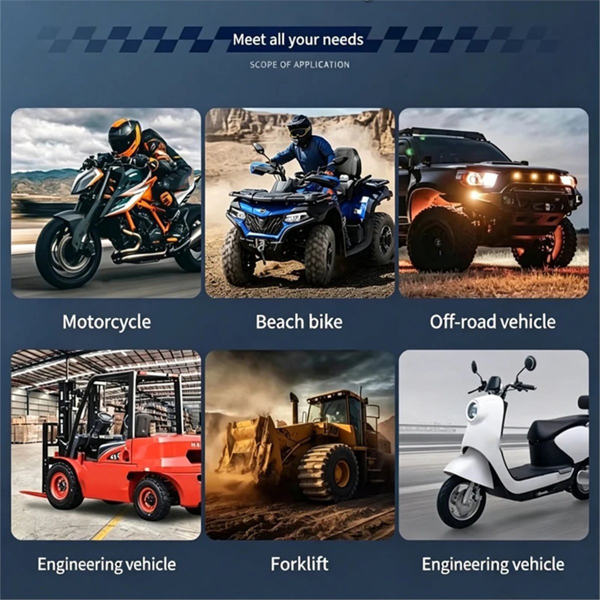 Motorcycle Gear Manufacturers - PHONE&GEAR 3インチLEDポッドスポットライトヘッドライト（リッドスター、バハモーターサイクル、ピックアップ、オフロード用）防水ヘッドライトフラッドスポット