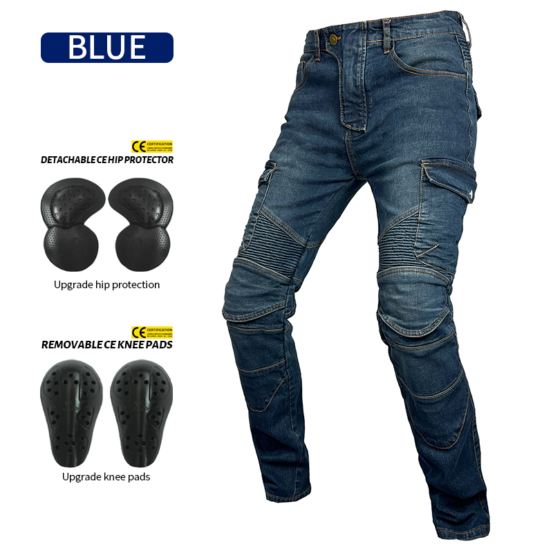 モトジーンズ オートバイパンツ オートバイジーンズ 保護ギア - Motorcycle Gear Jeans のレビューと価格