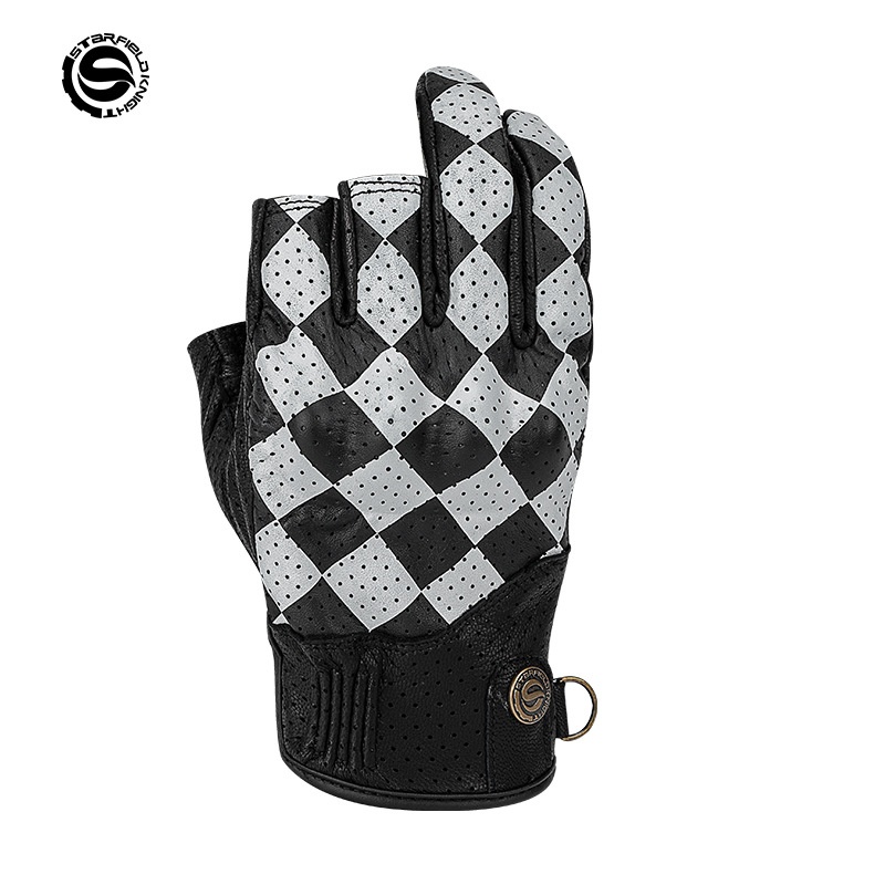 スターフィールドナイト SKG-566 夏用オートバイハーフ - Motorcycle Gear White のレビューと価格
