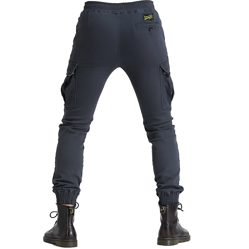 バイク作業用レギンス、多ポケット付き保護具付きジーンズ、男性 - Motorcycle Gear Jeans のレビューと価格