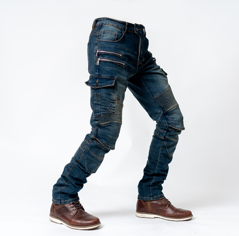 メンズバイクパンツ,メンズジーンズ,落下防止,レジャー,オフ - Motorcycle Gear Jeans のレビューと価格