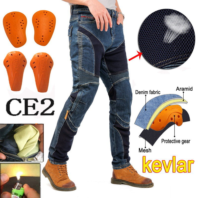 ヒットツイン アラミド バイク用ジーンズ モトパンツ ライデ - Motorcycle Gear Jeans のレビューと価格