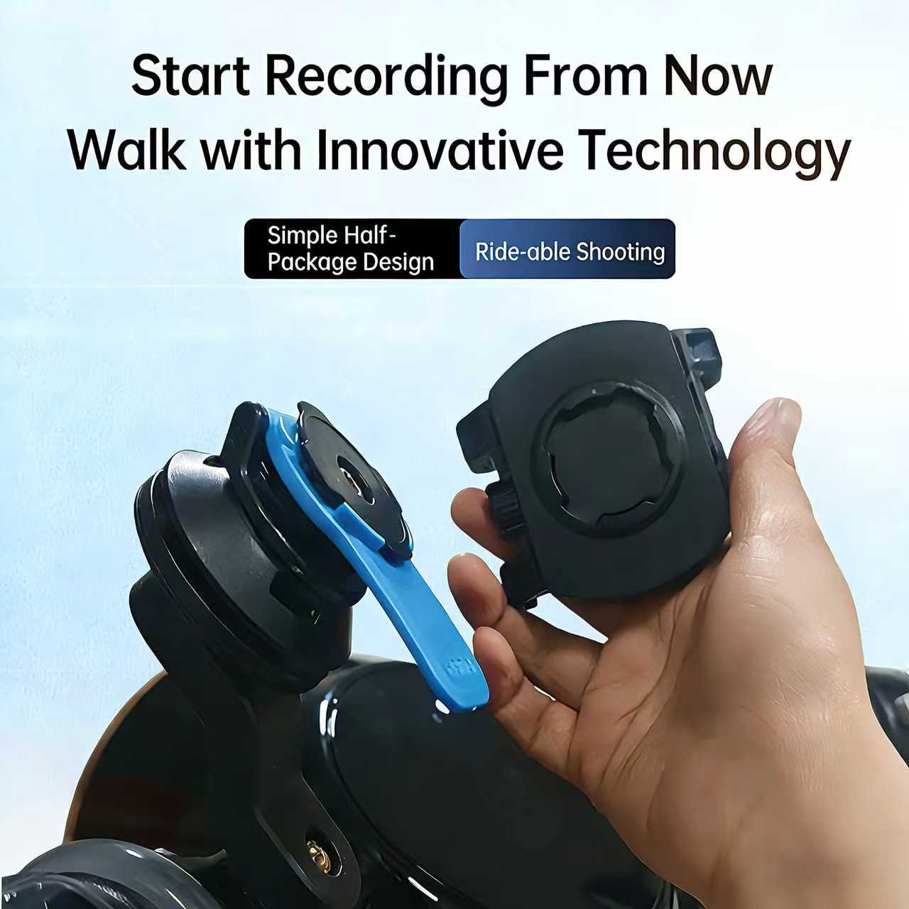 ヘルメット携帯電話マウントホルダーハーフシェル撮影ブラケット - Motorcycle Gear Video のレビューと価格