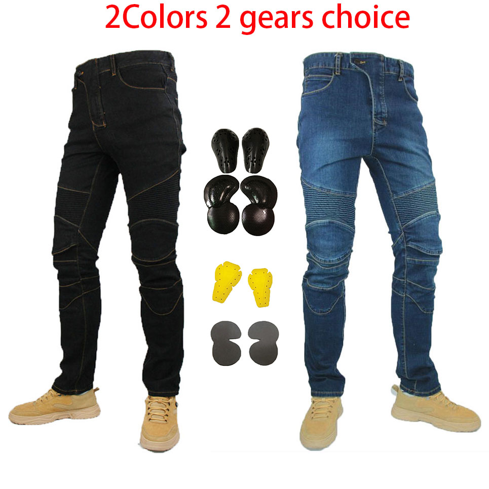 真新しい4シーズンオートバイレジャーモトクロスパンツ屋外乗馬 - Motorcycle Gear Jeans のレビューと価格