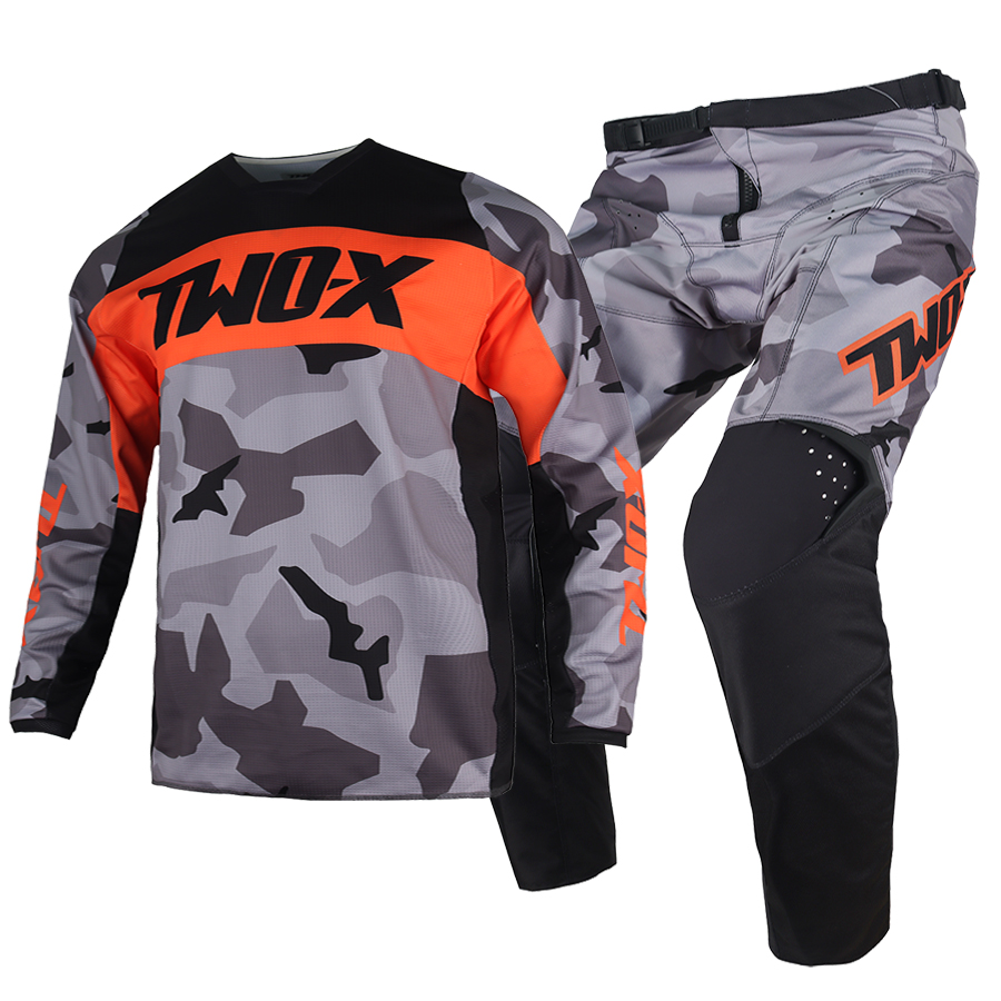 ツーXモトクロスジャージ＆パンツコンボギアセット ダートバイ - Motorcycle Gear Bundle のレビューと価格