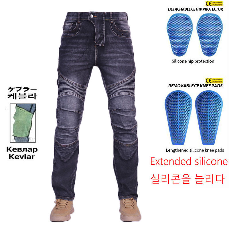 Amekaji-Kevlar in Kneeモーターサイクル - Motorcycle Gear Jeans のレビューと価格