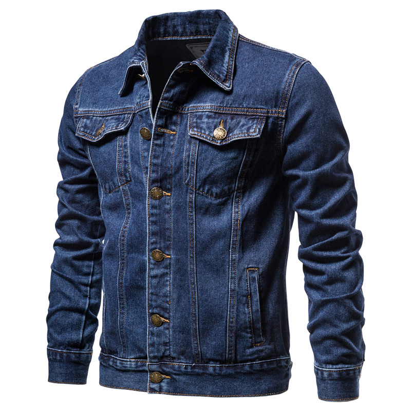 2025年秋 メンズ 無地 デニムジャケット ファッション  - Motorcycle Gear Jeans のレビューと価格