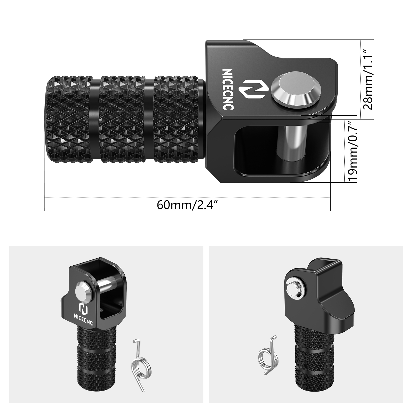 NICECNC オートバイ調整可能なギアシフトレバー先端 K - Motorcycle Gear Change のレビューと価格